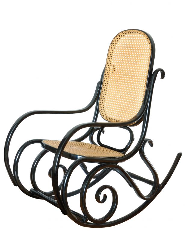 Modern Abstract Rocking Chair